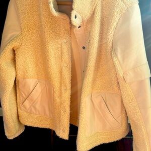 FLX cream and tan jacket